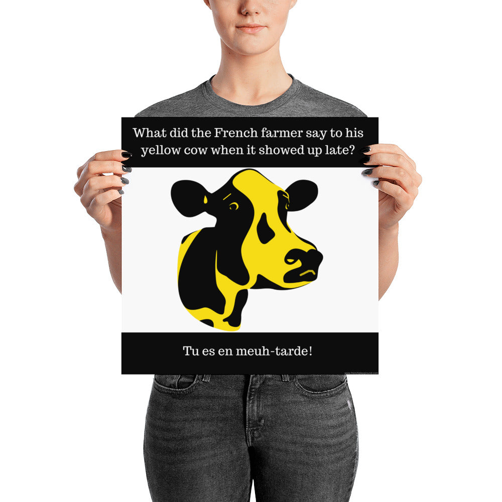 Yellow Cow - Poster
