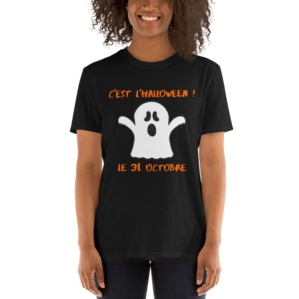 Halloween Ghost Short-Sleeve T-Shirt - UNISEX
