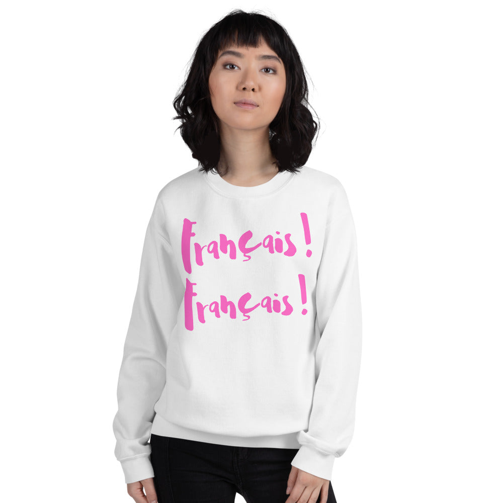 Francais Francais ETIENNE - Sweatshirt UNISEX - PINK LINE