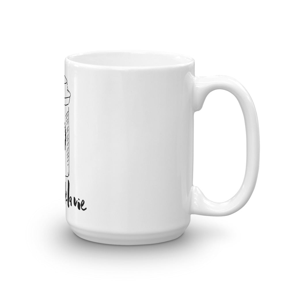 Cafe/Coffee - Essence de la vie Coffee Mug
