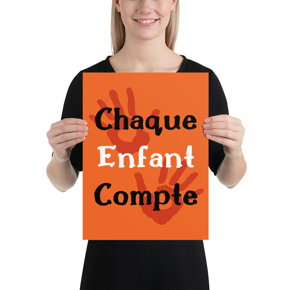 Chaque enfant compte #2 - Orange Shirt Day / La journée du chandail orange - Poster