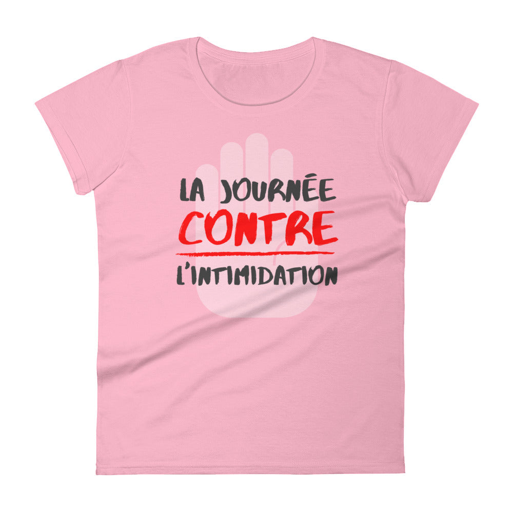 La journée contre l'intimidation 2020 Design - Anti-bullying PINK SHIRT DAY - LADIES' Black Font