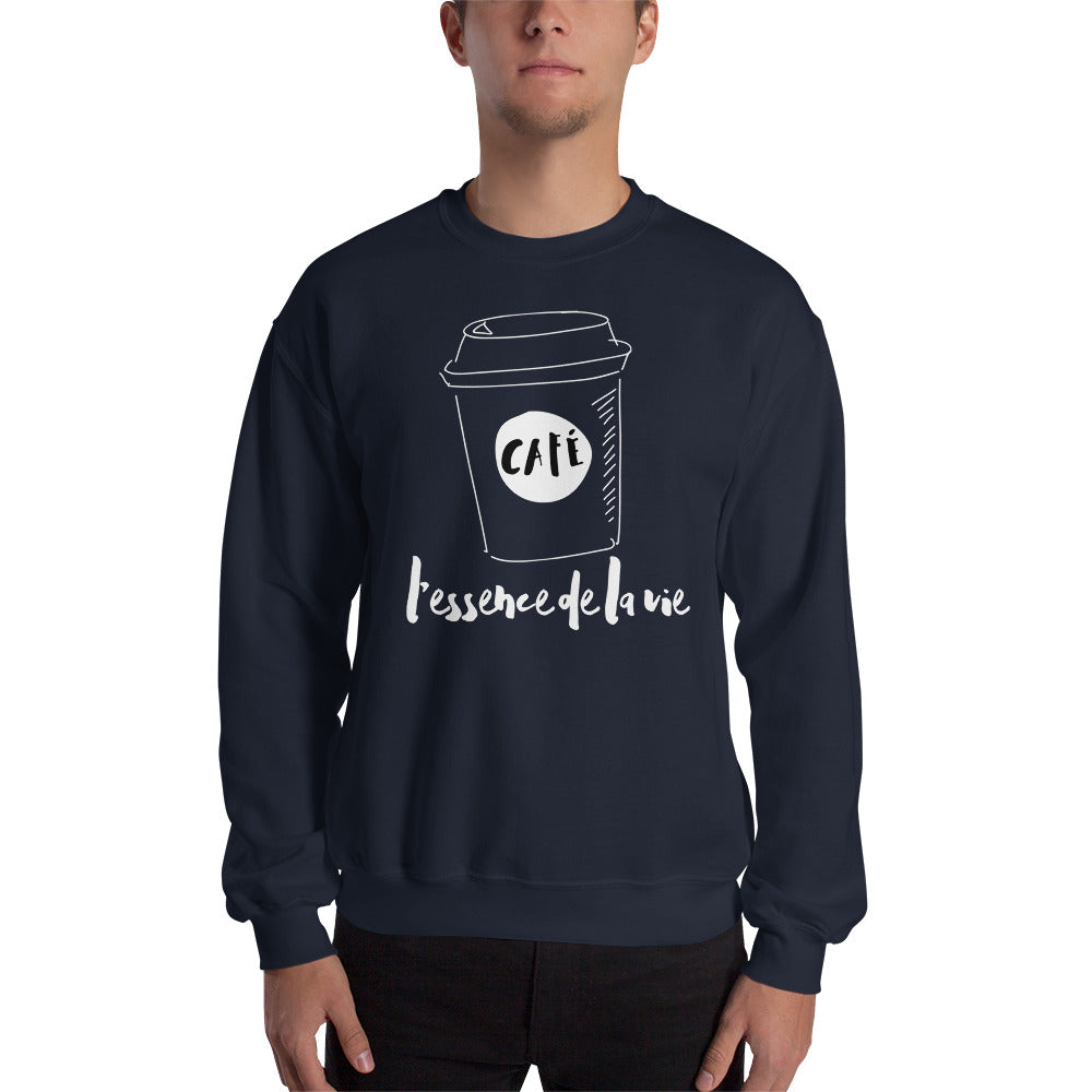 Cafe/Coffee - Essence de la vie Sweatshirt - UNISEX