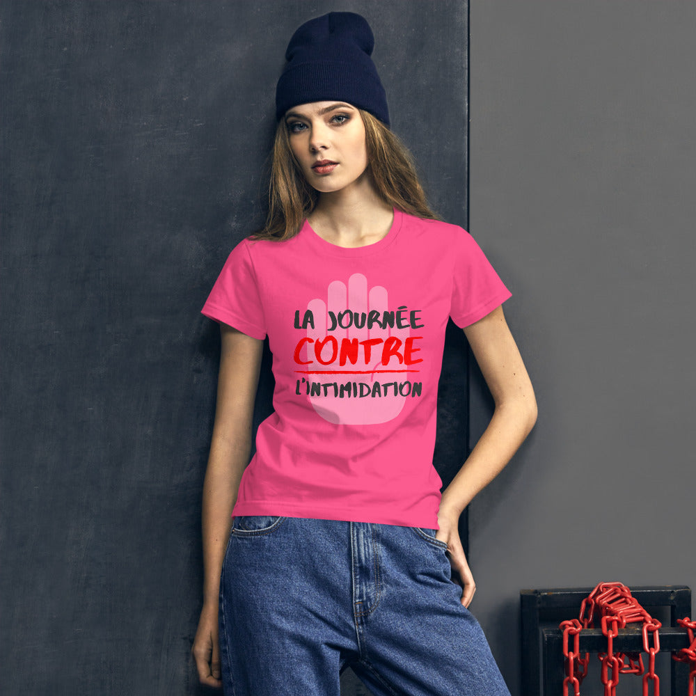 La journée contre l'intimidation 2020 Design - Anti-bullying PINK SHIRT DAY - LADIES' Black Font