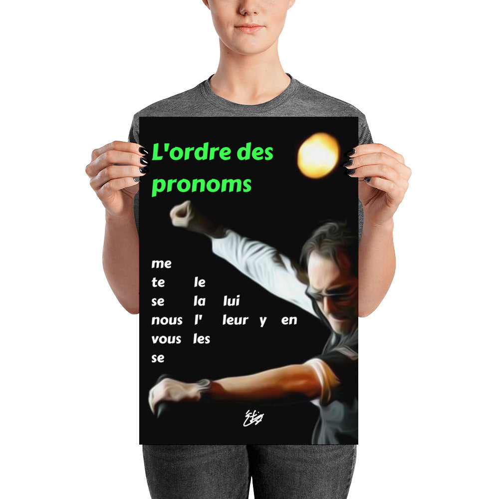 L'ordre des pronoms Signature Series Poster