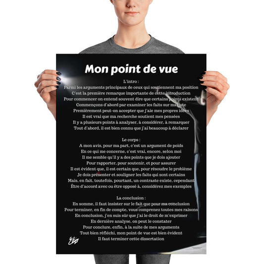 Mon point de vue Signature Series Poster