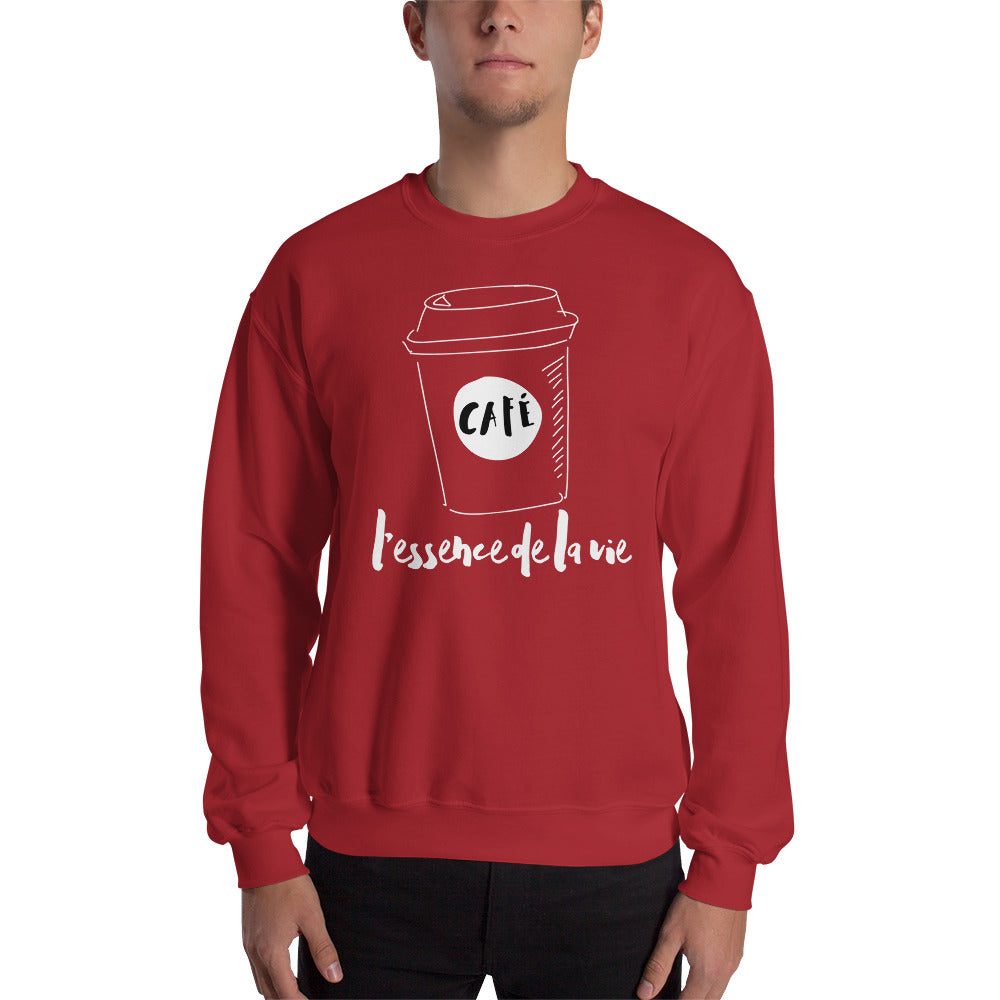 Cafe/Coffee - Essence de la vie Sweatshirt - UNISEX