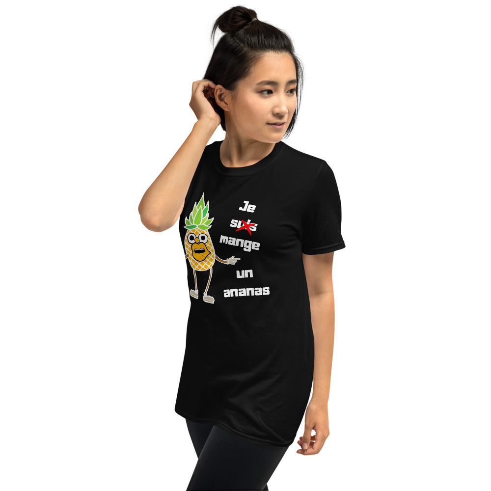 DARK - Je (suis) mange un ananas Short-Sleeve Unisex T-Shirt
