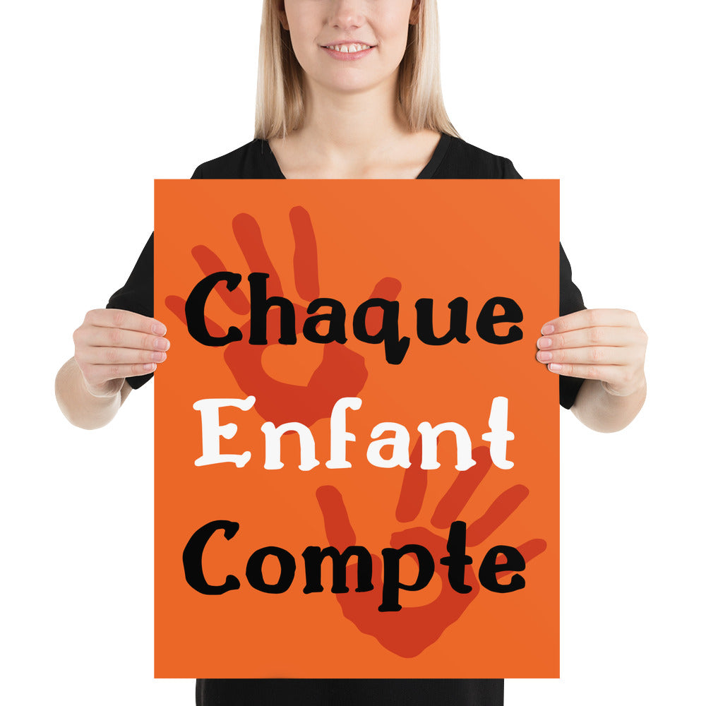 Chaque enfant compte #2 - Orange Shirt Day / La journée du chandail orange - Poster