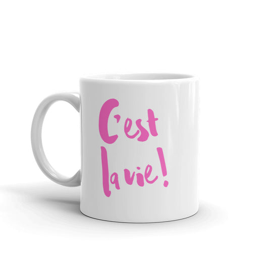 C'est la vie Mug - PINK LINE