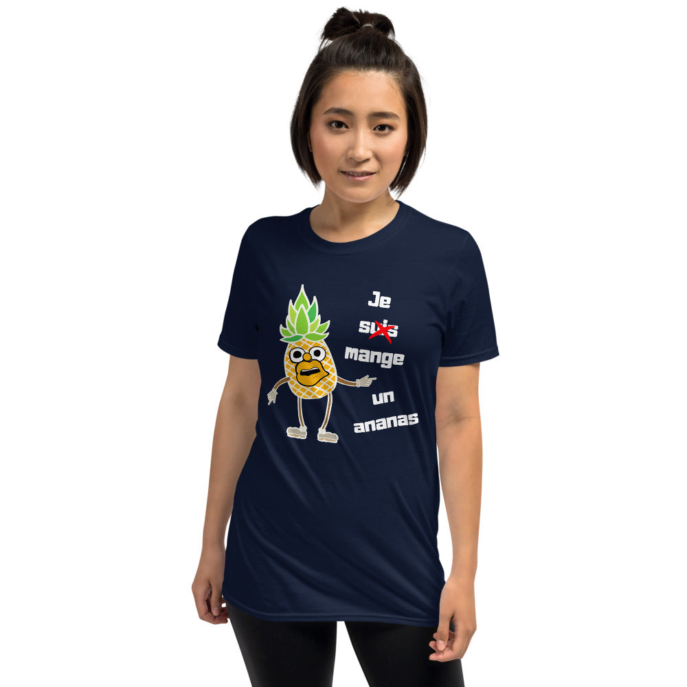 DARK - Je (suis) mange un ananas Short-Sleeve Unisex T-Shirt