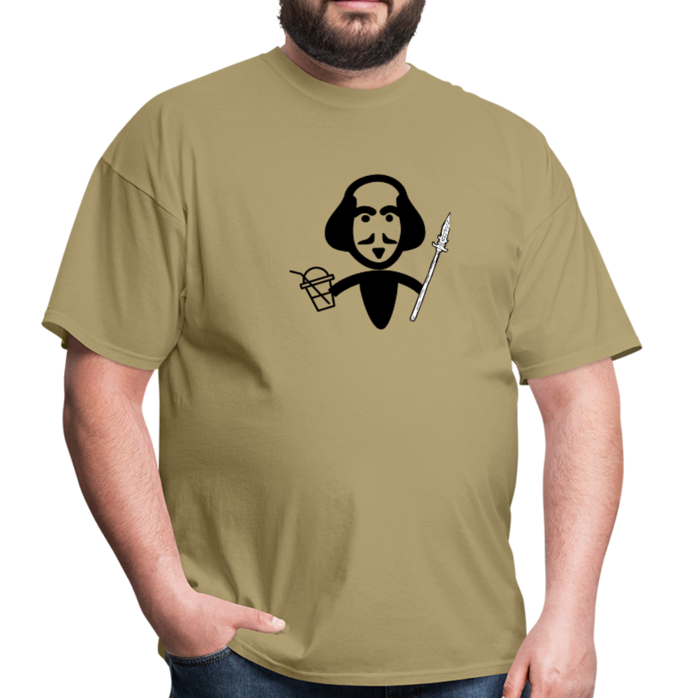 Shakespeare (Shake + Spear) Unisex Classic T-Shirt - khaki