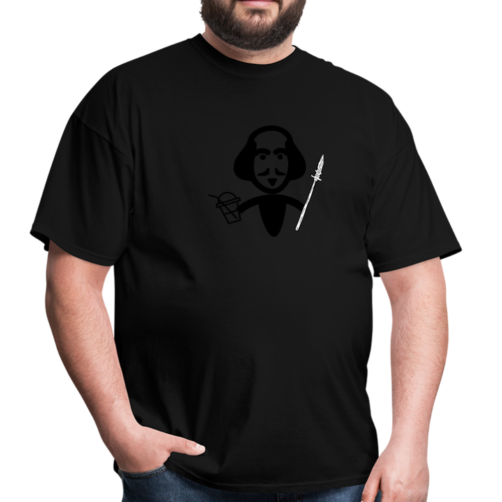 Shakespeare (Shake + Spear) Unisex Classic T-Shirt - black