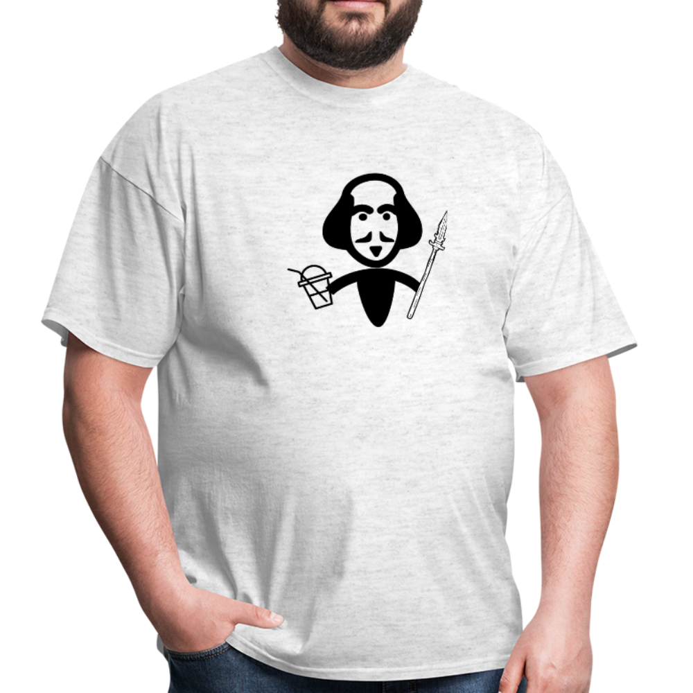 Shakespeare (Shake + Spear) Unisex Classic T-Shirt - light heather gray
