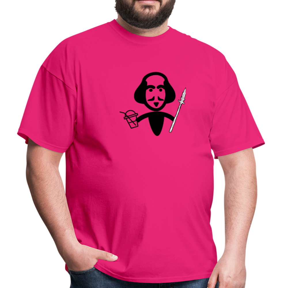 Shakespeare (Shake + Spear) Unisex Classic T-Shirt - fuchsia