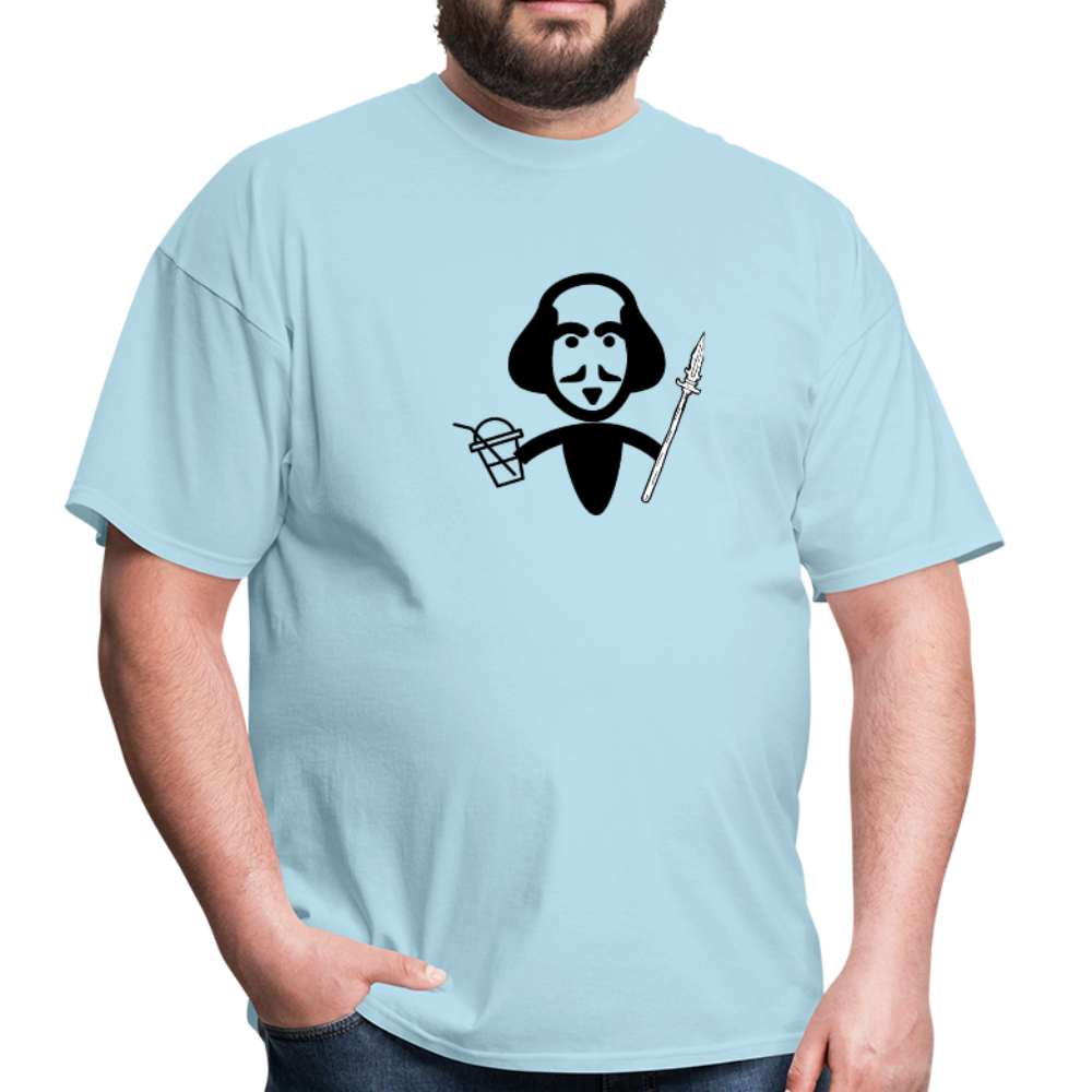 Shakespeare (Shake + Spear) Unisex Classic T-Shirt - powder blue