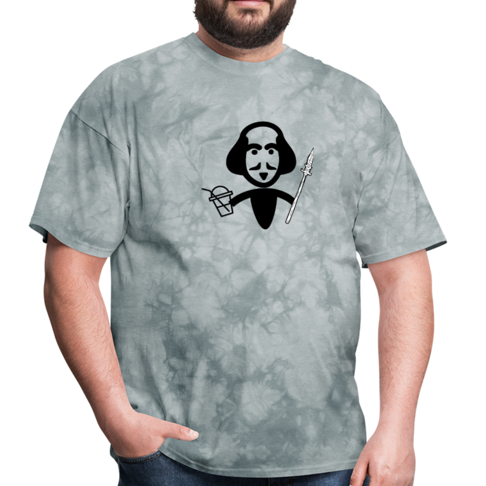 Shakespeare (Shake + Spear) Unisex Classic T-Shirt - grey tie dye