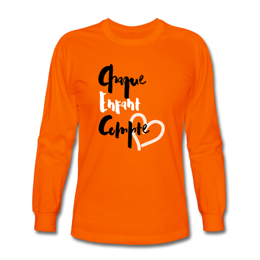 Men's Long Sleeve T-Shirt - orange