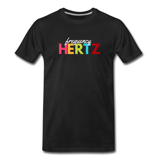 Frequency Hertz - Men's Premium Math T-Shirt - black
