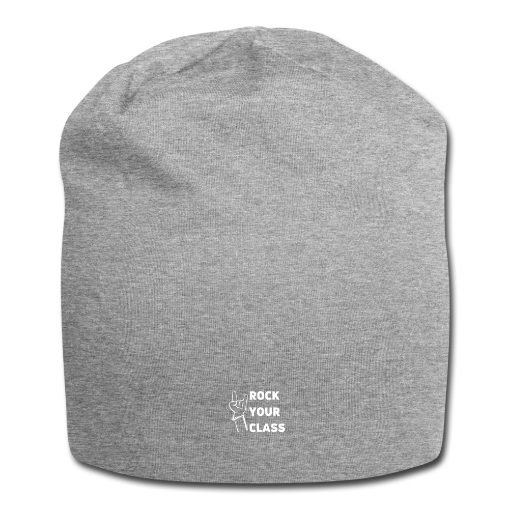 Rock Your Class Jersey Beanie - heather gray