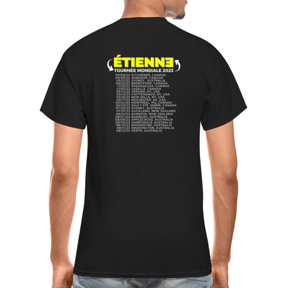 ETIENNE 2023 WORLD TOUR LIRE ROCK RIRE CONCERT TEE - black