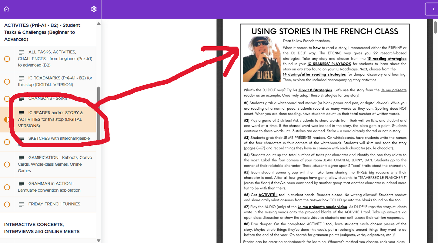 LA FAMILLE (Pré-A1 beginner to B2 advanced levels) FULL FOREVER RESOURCE PLATFORM ACCESS