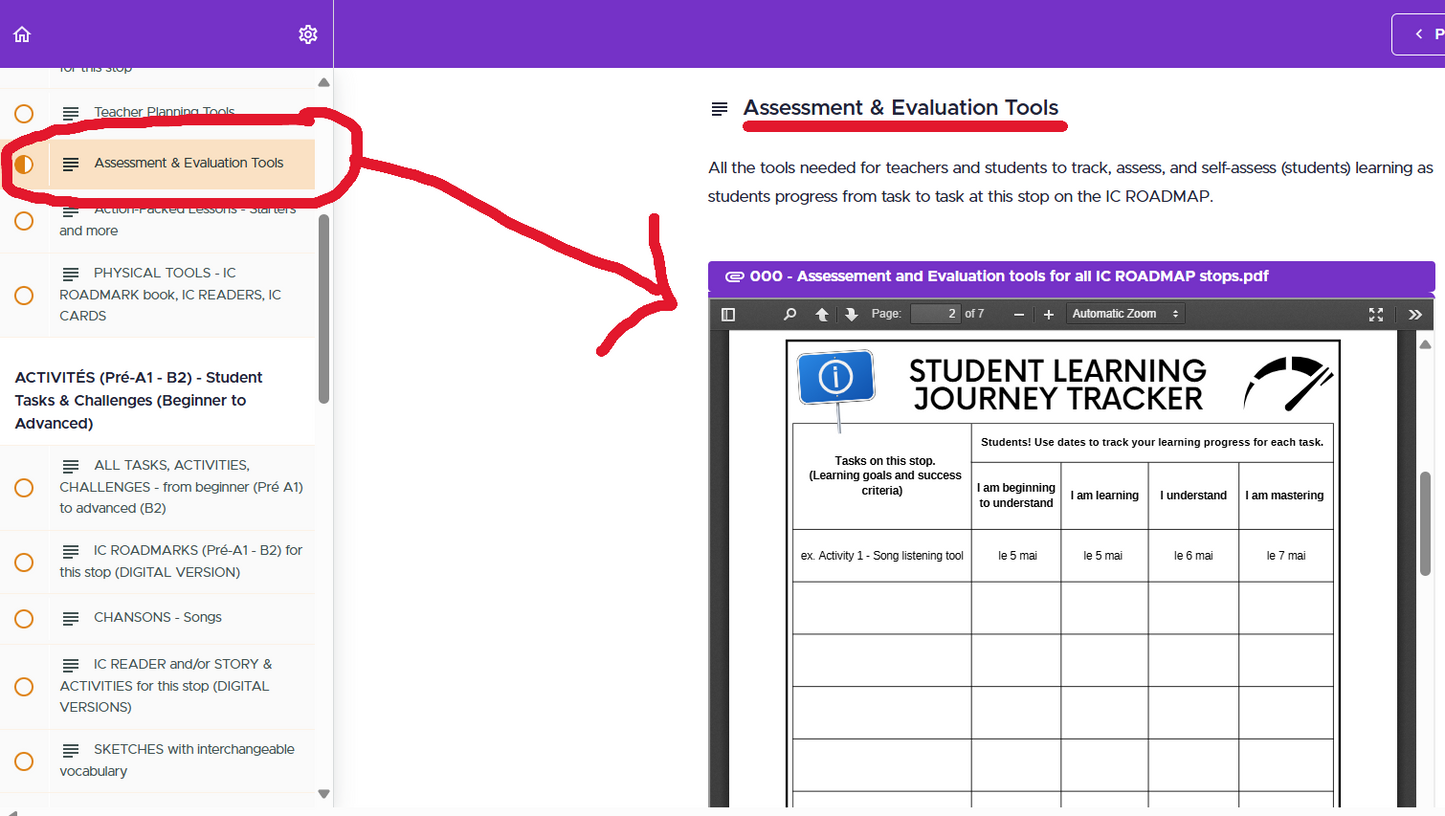 LA FAMILLE (Pré-A1 beginner to B2 advanced levels) FULL FOREVER RESOURCE PLATFORM ACCESS