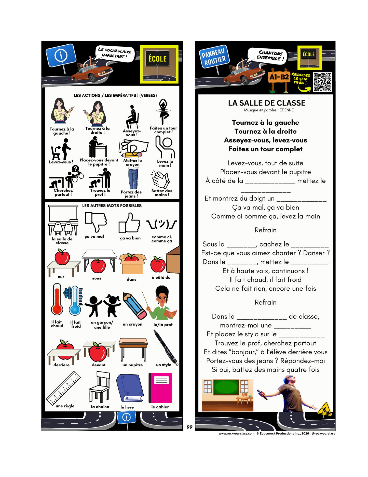 ÉCOLE (Pré-A1 beginner to B2 advanced levels) FULL FOREVER RESOURCE PLATFORM ACCESS