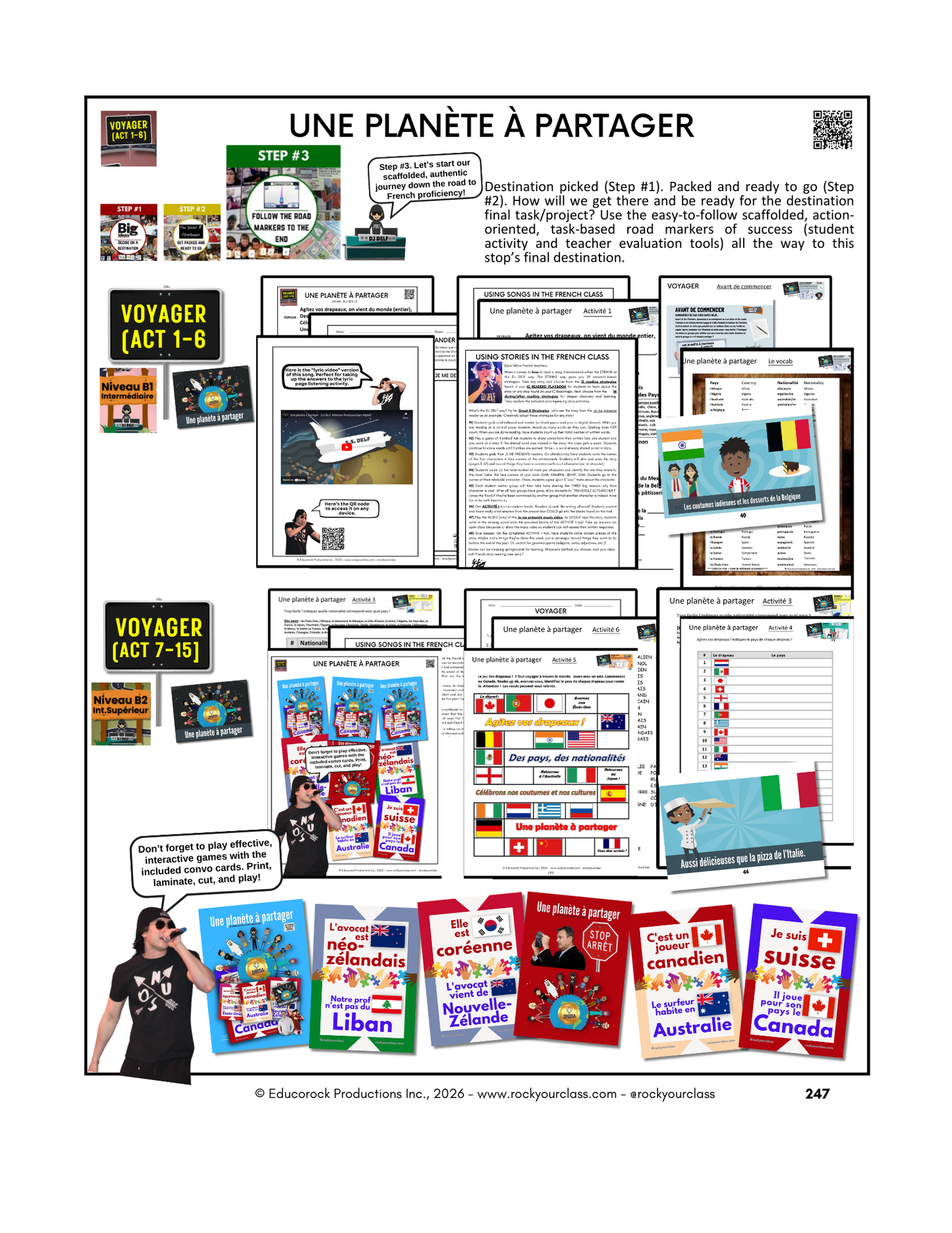 UNE PLANÈTE À PARTAGER (VOYAGER) - INCLUDES FREE SHIPPED READER and FULL FOREVER PLATFORM ACCESS INCLUDED