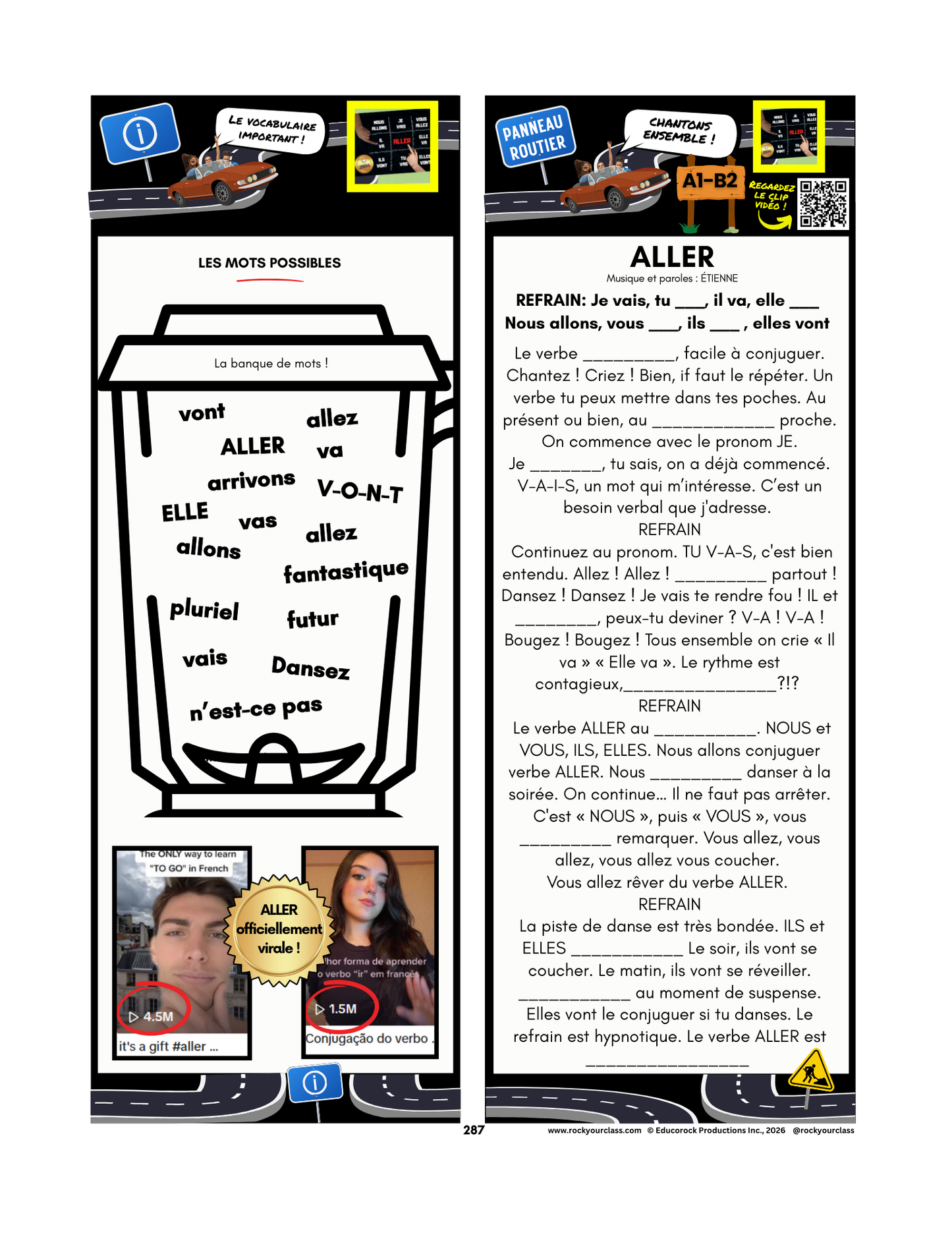 ALLER (Pré-A1 beginner to B2 advanced levels) FULL FOREVER RESOURCE PLATFORM ACCESS