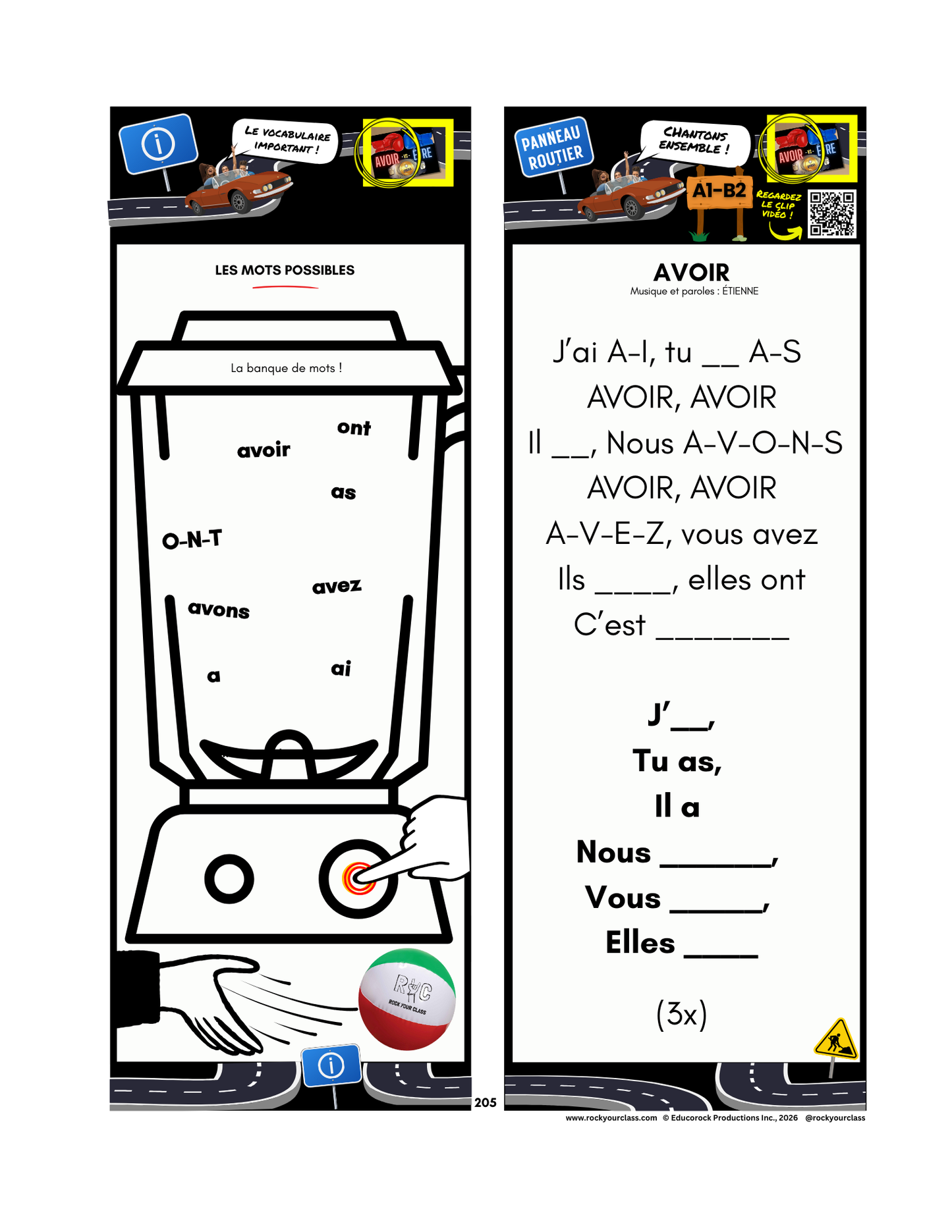 AVOIR (Pré-A1 beginner to B2 advanced levels) FULL FOREVER RESOURCE PLATFORM ACCESS