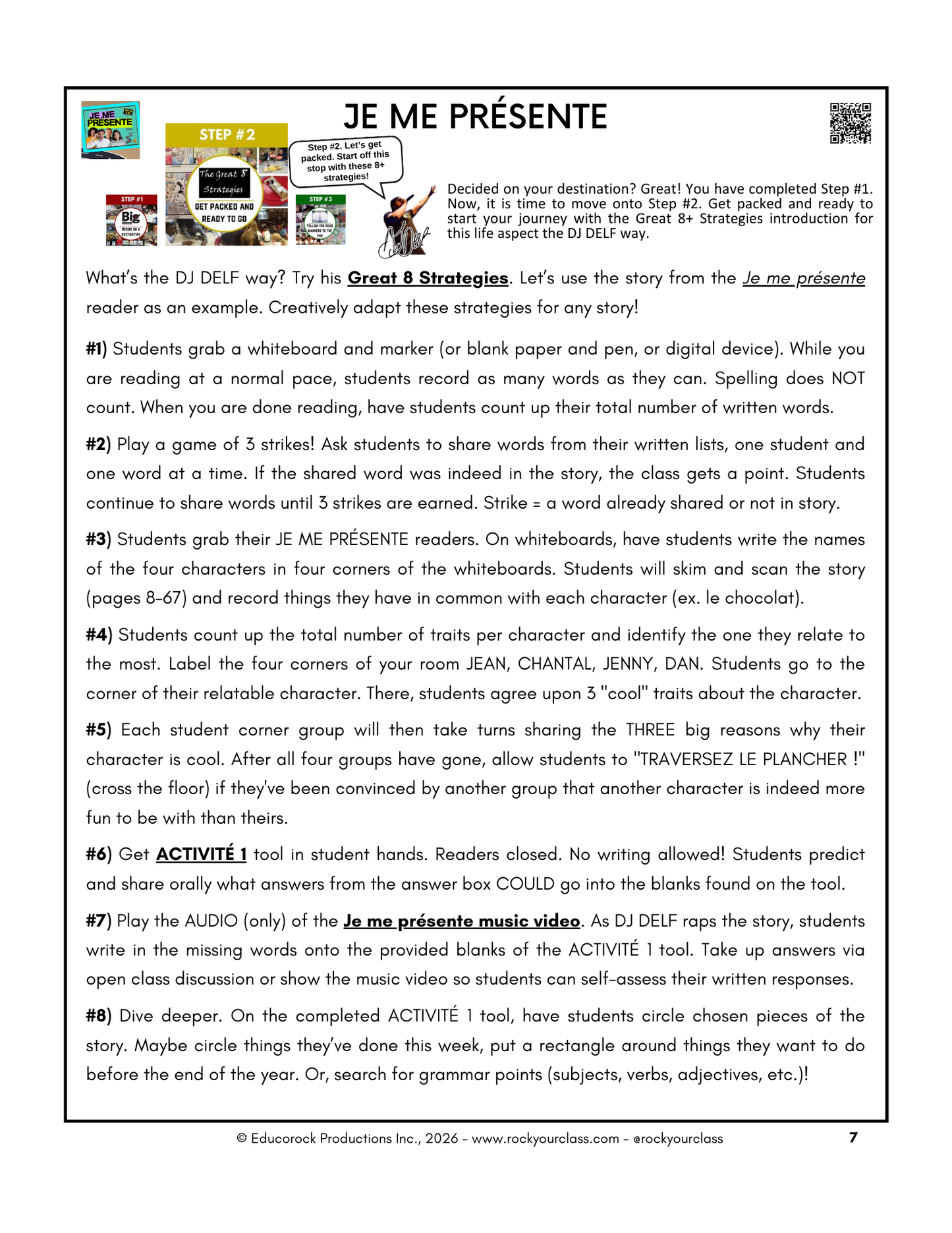 JE ME PRÉSENTE - INCLUDES FREE SHIPPED READER and FULL FOREVER PLATFORM ACCESS