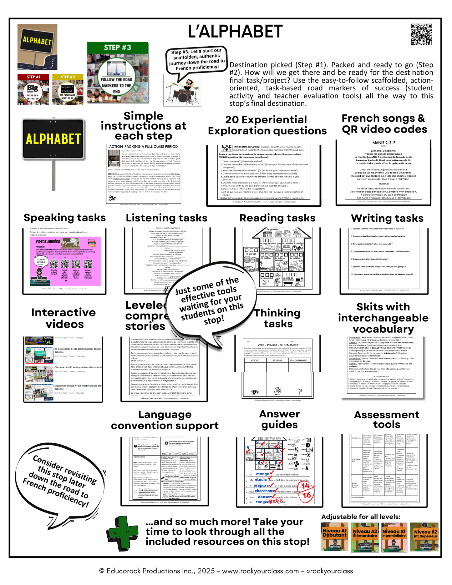 ALPHABET (A1-B2) 75-Page Full package