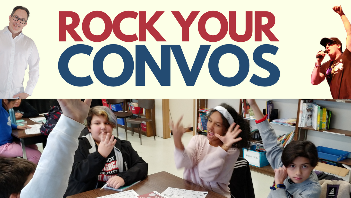 ROCK YOUR FRENCH CLASS Course (Open Conference) - OPTION B - Recommended Option