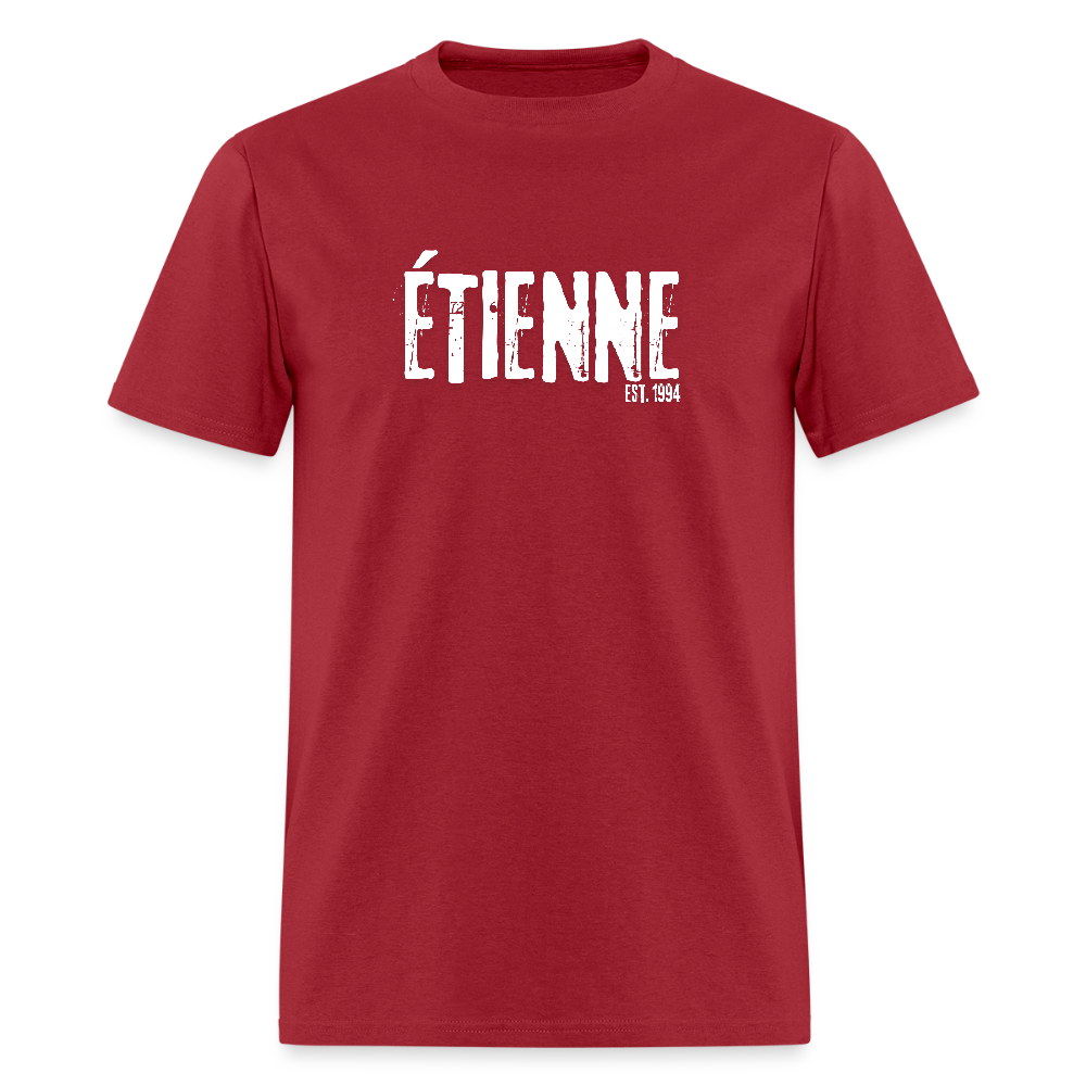 ÉTIENNE 2025 Official World Tour Men's T-Shirt | GILDAN 5000 - dark red