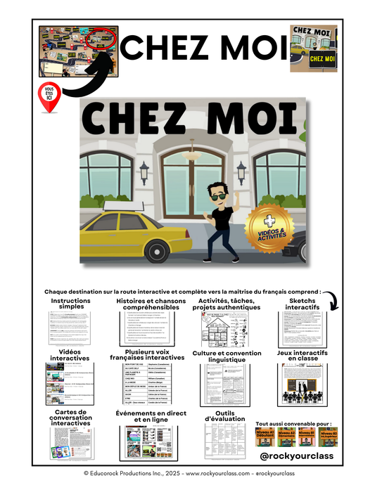 CHEZ MOI (A1-B2) 121-Page Full package