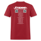 ÉTIENNE 2025 Official World Tour Men's T-Shirt | GILDAN 5000 - dark red