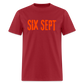 SIX SEPT Men's T-Shirt | GILDAN 5000 - dark red