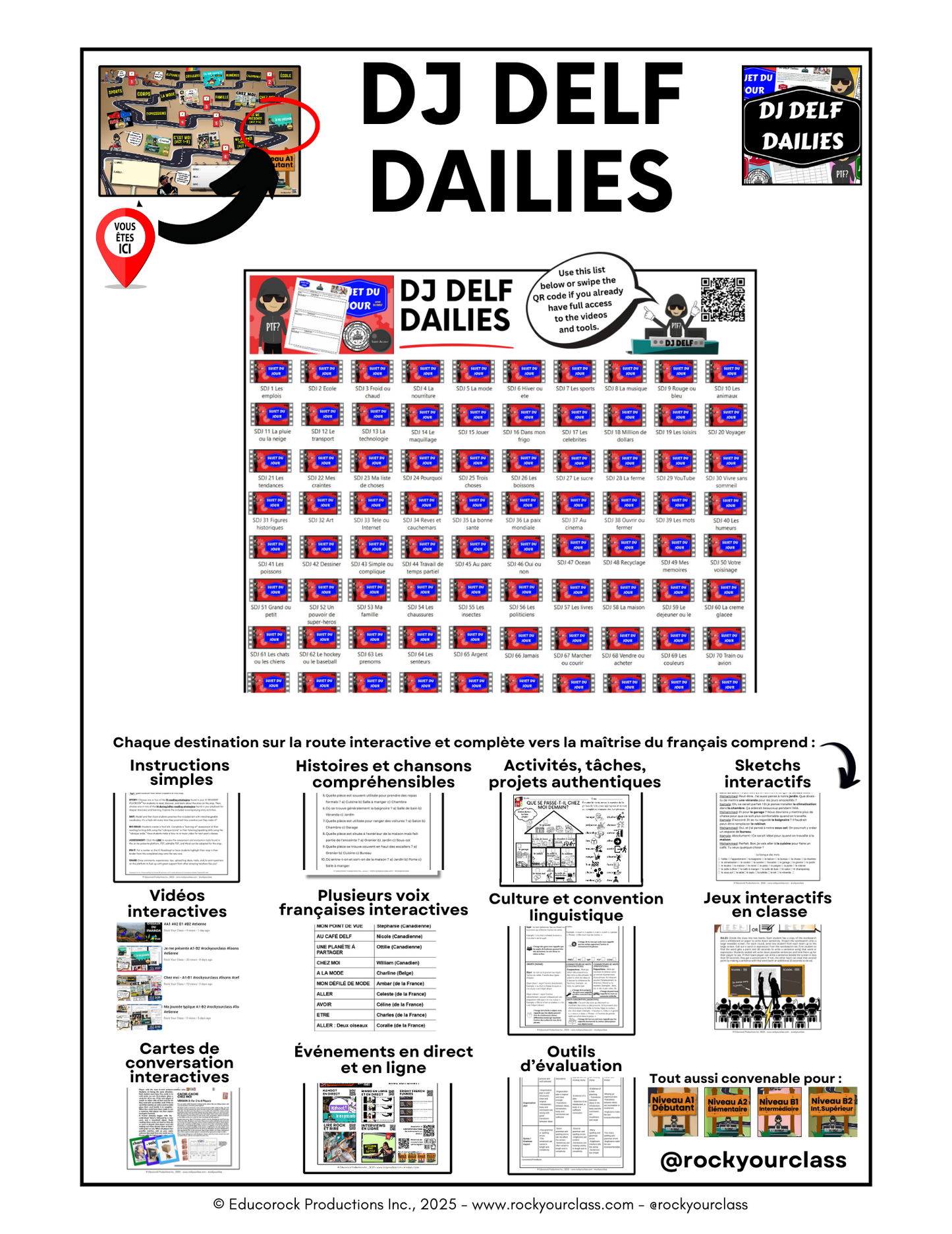 R8 - DJ DELF DAILIES - 310 French class starter videos - FULL FOREVER PLATFORM ACCESS