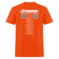 ÉTIENNE 2025 Official World Tour Men's T-Shirt | GILDAN 5000 - orange