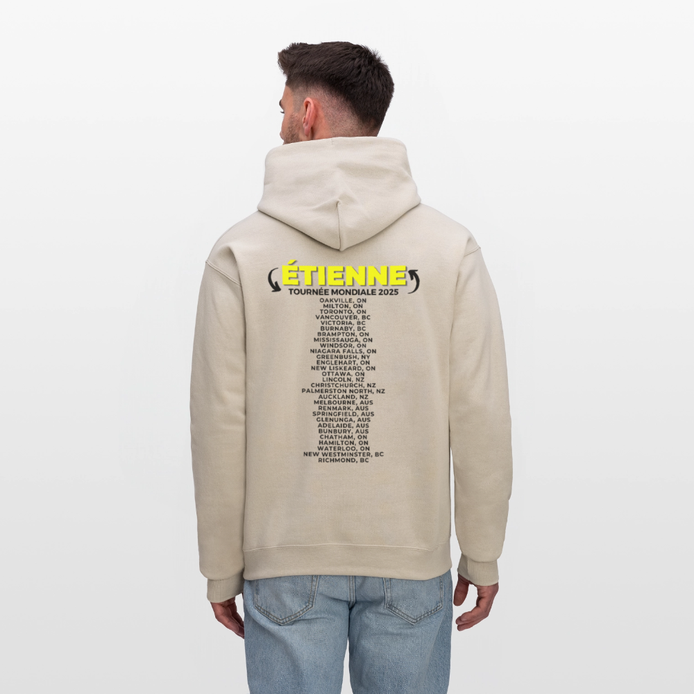 PTF? World Tour 2025 Men's Hoodie - Sand