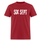 SIX SEPT Men's T-Shirt | GILDAN 5000 - dark red