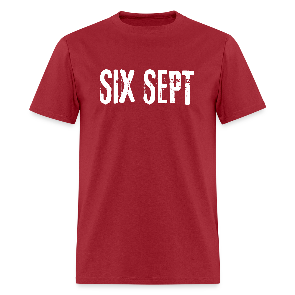SIX SEPT Men's T-Shirt | GILDAN 5000 - dark red