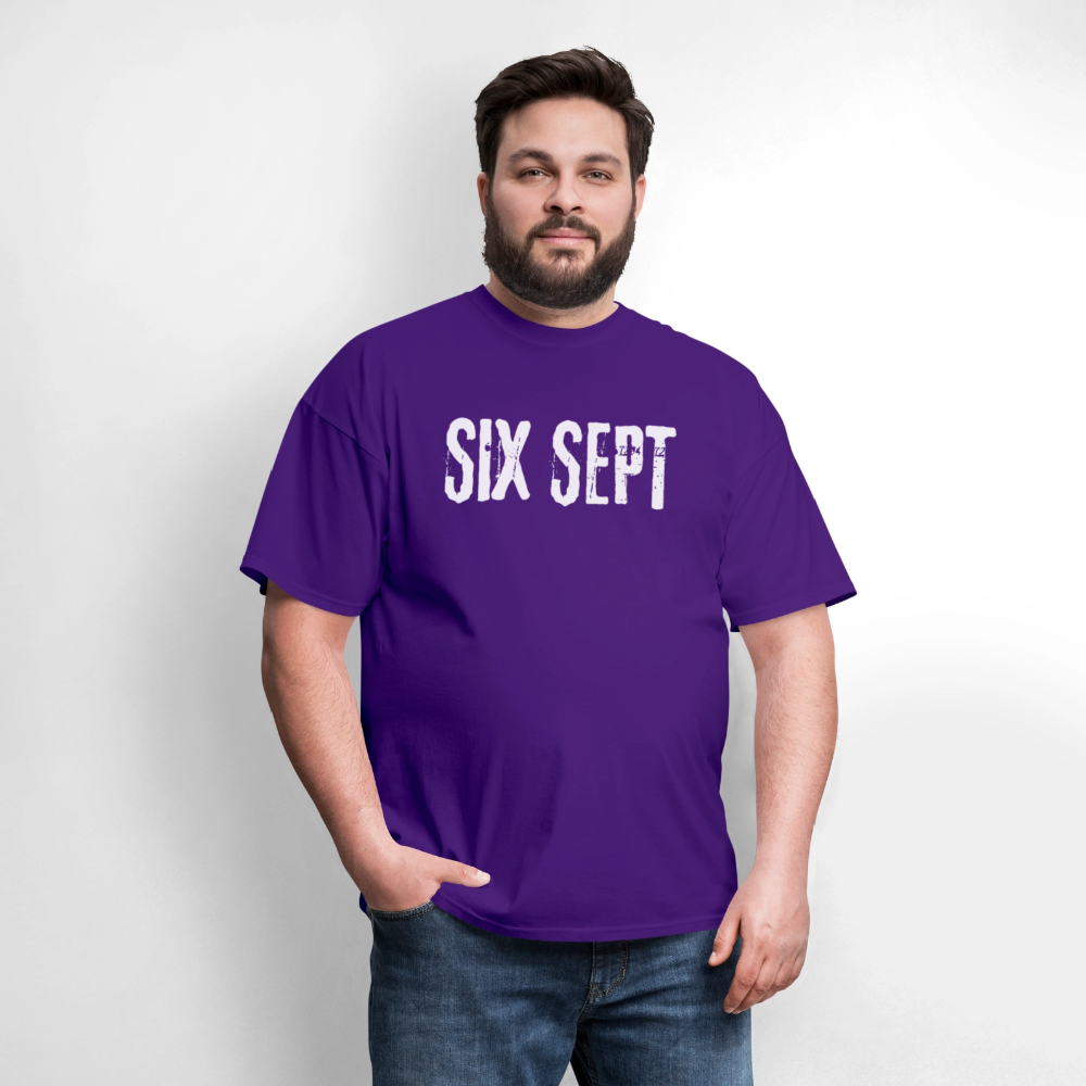 SIX SEPT Men's T-Shirt | GILDAN 5000 - purple