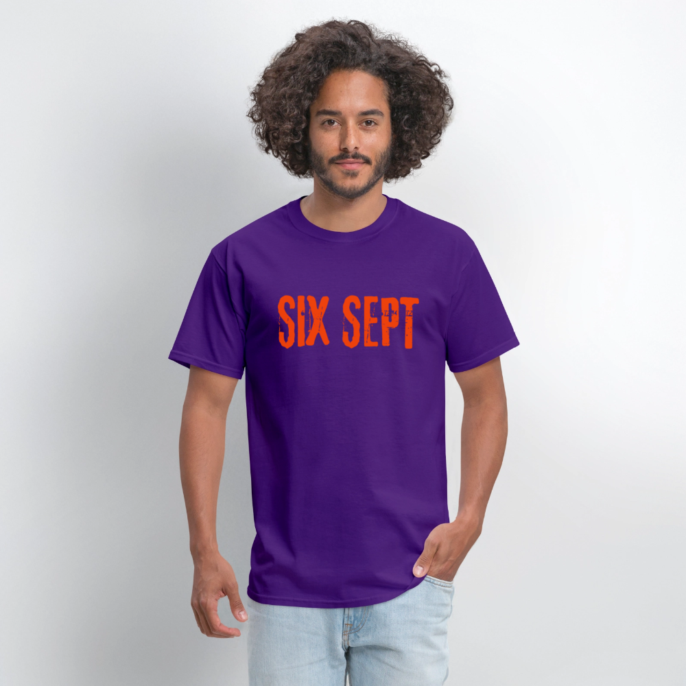 SIX SEPT Men's T-Shirt | GILDAN 5000 - purple