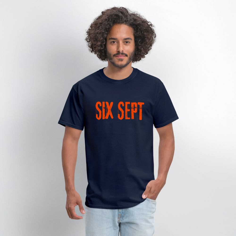 SIX SEPT Men's T-Shirt | GILDAN 5000 - navy
