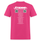 ÉTIENNE 2025 Official World Tour Men's T-Shirt | GILDAN 5000 - fuchsia