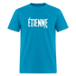 ÉTIENNE 2025 Official World Tour Men's T-Shirt | GILDAN 5000 - turquoise