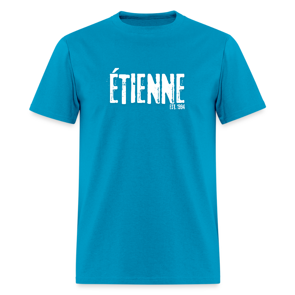 ÉTIENNE 2025 Official World Tour Men's T-Shirt | GILDAN 5000 - turquoise