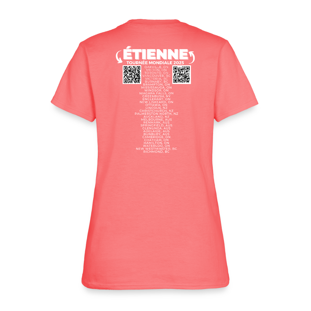 SIX SEPT Women's T-Shirt - coral